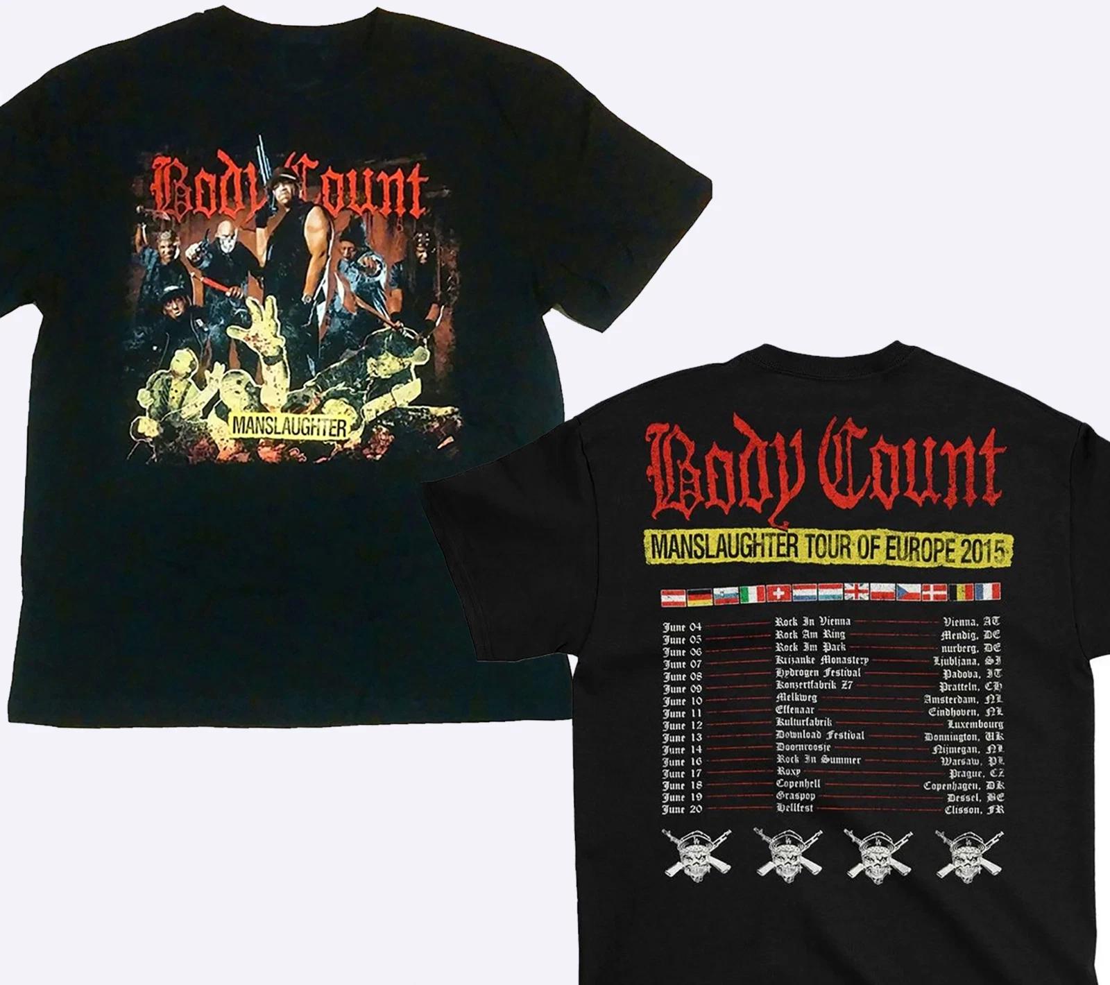Body Count Tour Heavy Cotton Black All Size S to 234XL Shirt 3XL