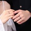 Love Ring Light Luxury Niche Design Couple Ring Opening Irregular Hand Jewelry