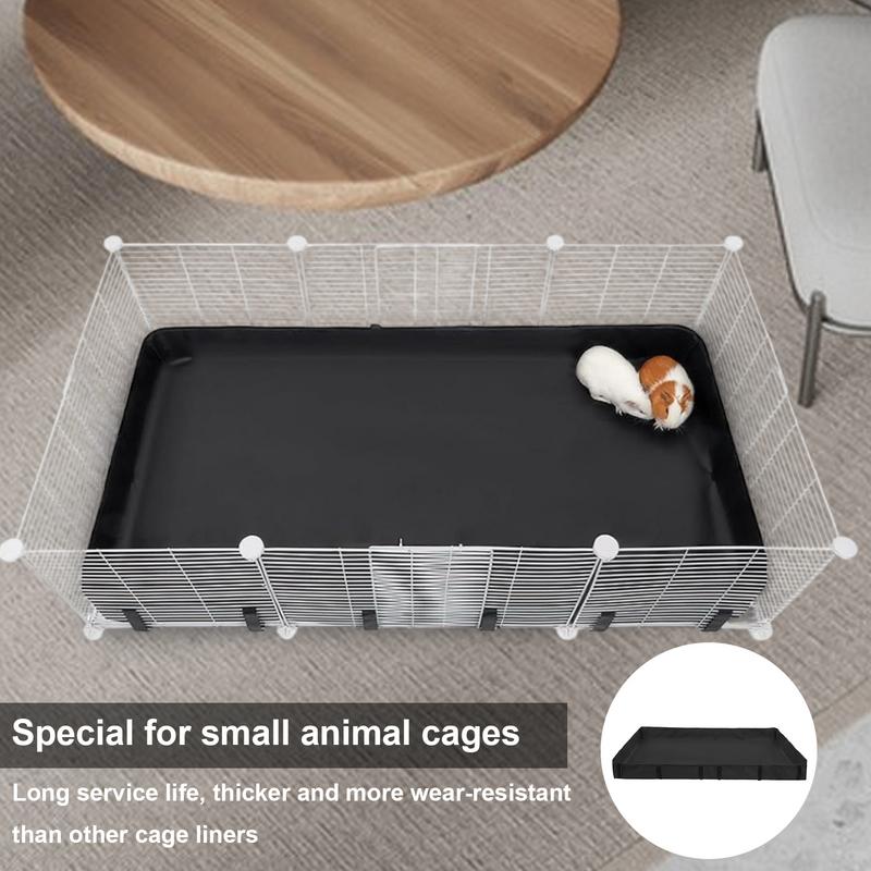 Cage Liner for Small Animals Soft Washable Reusable Leakproof Cage Liners Bedding Pee Pad Bunny Mat Pad Pet Cage Accessories