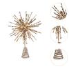 Christmas Tree Topper Exploding Star Ornament Party Props Friend Gifts Lighted Xmas Tree Decoration Glitter Starburst Treetop