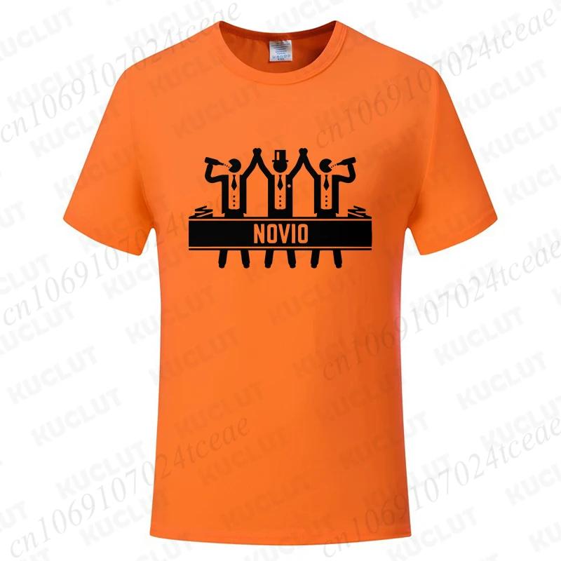 Spanisch Herren Single Abschied Junggesellenabschied Party Truppe T-Shirt Bier für den Bräutigam T-Shirts Team des Bräutigams Trauzeuge Oberteile Hochzeitshemd