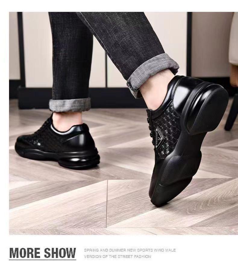 Men's Retro Leather Casual Low-Top Shoes - Autumn 2025 Fashion