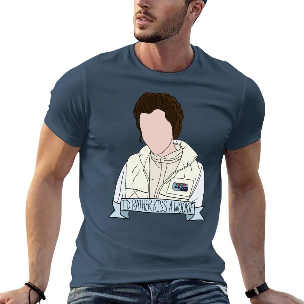 Id Rather Kiss A Wookie Tshirt Breathable Sportswear Tshirt For Unisex