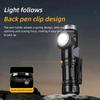 2-in-1 Led Flashlight 90°Twist swivel Headlamp Super Bright Camping Lamp Outdoor Working Hiking Emergency Headlight Magnet Torch