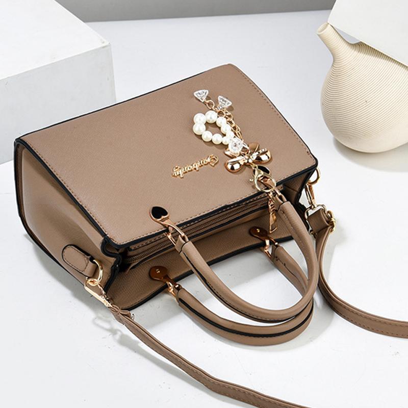 SCIONE Women Handbag New Retro Large-capacity Waterproof Lightweight Crossbody Bag Multi-compartment Zipper Shoulder Bag Fashion Versatile Small Bag