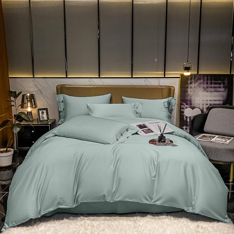 Nordic Style 60-count Xinjiang Long-staple Cotton Category A Four-piece Set High-end Pure Cotton Four-piece Duvet Cover