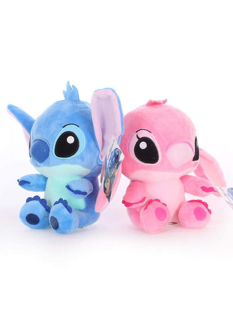 Genuine Stitch 25CM Plush Toy Kawaii Cartoon Cute Pillow Doll Anime Lilo Stitch Stuffed Toys Kids Birthday Gift