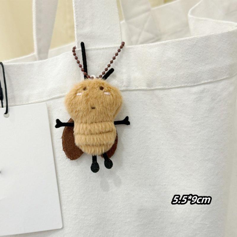 

Креативная кукла-таракан брелок-подвеска милые забавные плюшевые тараканы игрушки брелок украшение для рюкзака аксессуары подарки