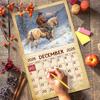 2026 Vintage Old West Wall Calendar 16-Month X-Large Size 14x22, Retro Western Calendar by The KING Company-Monster Calendars