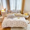 Chinoserie Blossom Cotton Reversible Duvet Cover Set King Queen Double Full Twin Single Size Bed Linen Set