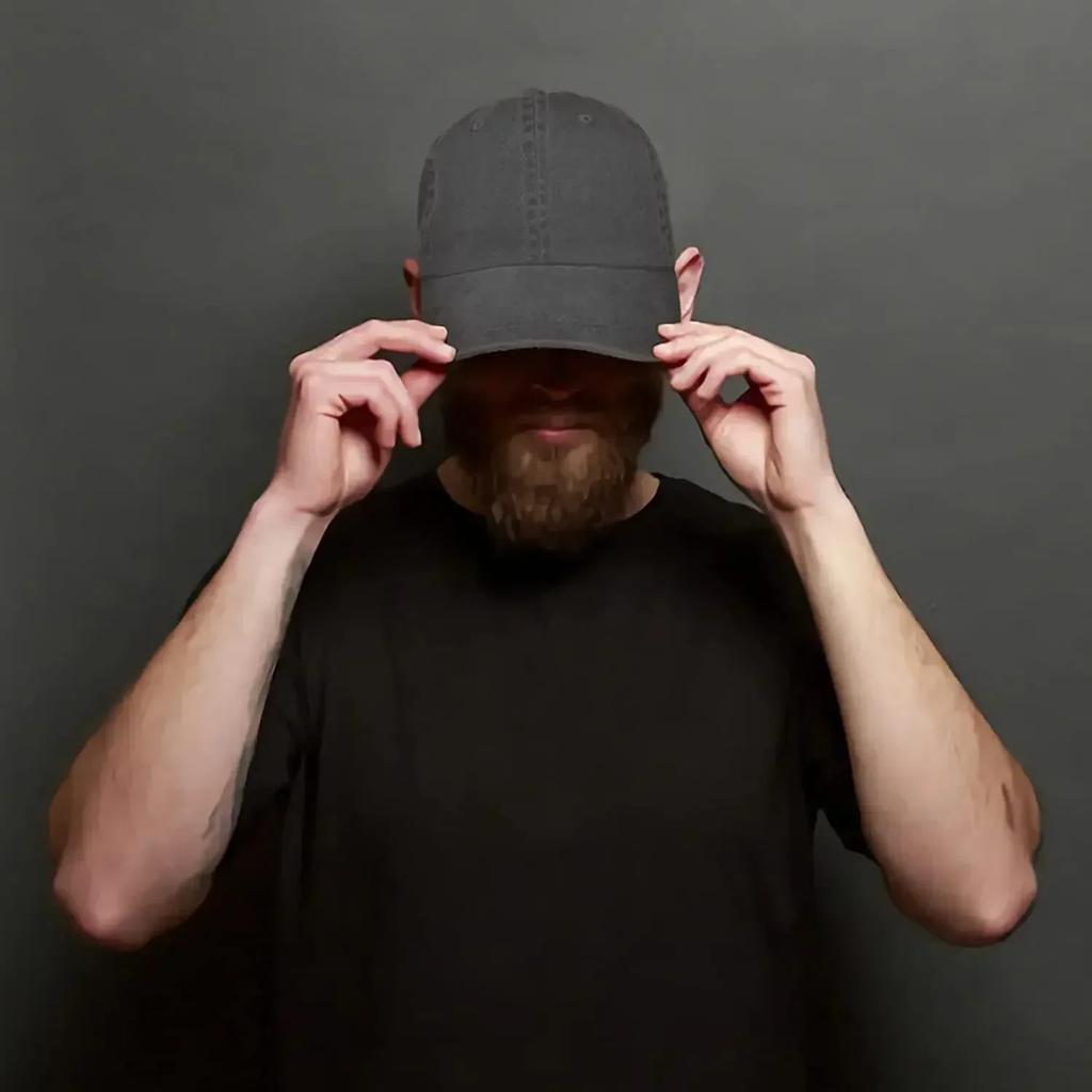 Rose Print Baseball Cap for Men Women Adjustable Vintage Washed Cotton Denim Classic Hat for Running Workouts Outdoor Activities