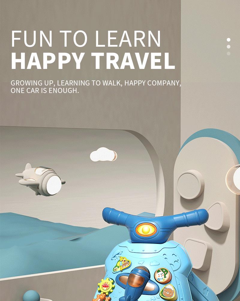 22 Years Cross-Border Multifunctional Anti-Fall Baby Hand-Push Walker Toy