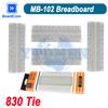 1/2/5PCS MB102 Breadboard 830 Points Solderless PCB Bread Board Protoboard Circuit PCB for Arduino MB-102