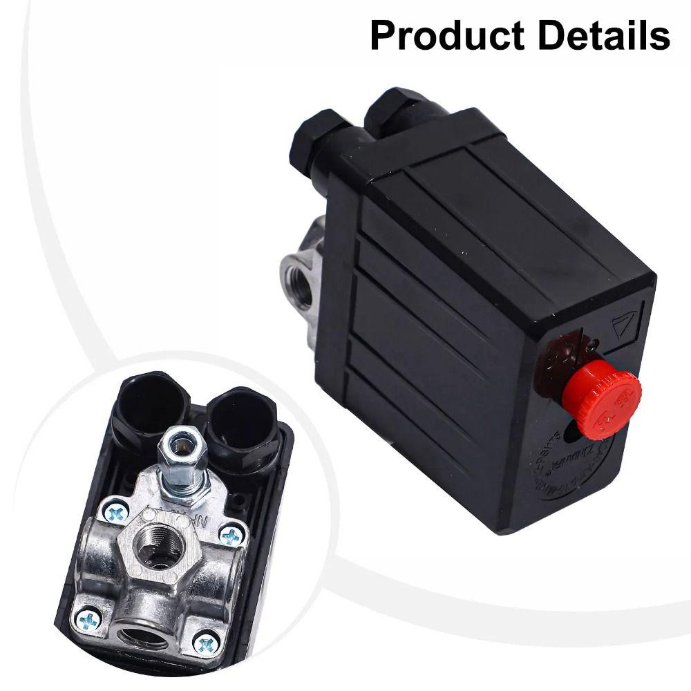 1/4-Port Manifold Air Compressor Pressure Switch Automatic Control Valve Switch  Dustrial Use