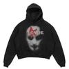 Y2K dark cross-border personality street loose pocket women's top sports zipper cardigan goth hoodie cardigan