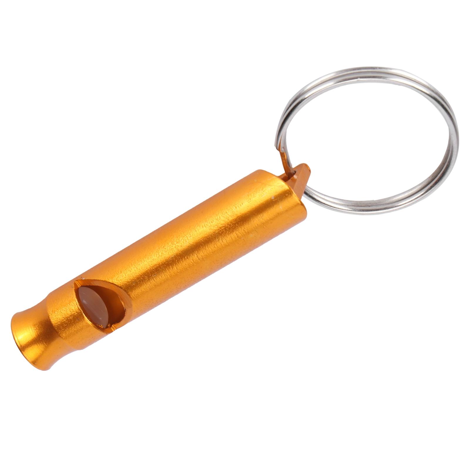 Sifflet Ultrasonique Portable Alliage d'Aluminium Outils d'Entraînement Oiseaux Pigeons Fournitures pour Oiseaux Orange