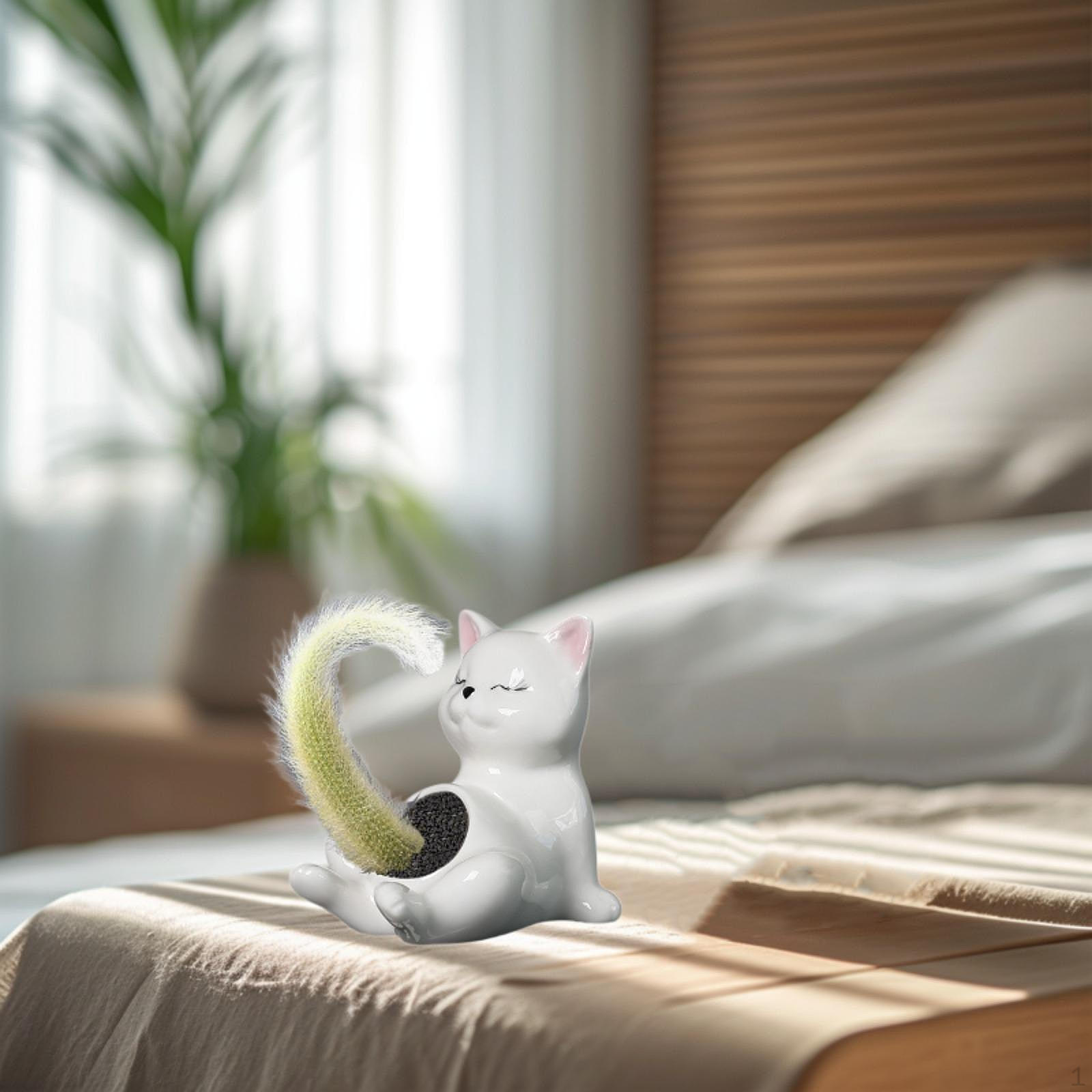 Керамический Горшок для Кошек Мультяшный Котенок Цветочный Горшок Контейнер для Растений Креативный Цветочный Горшок Животное