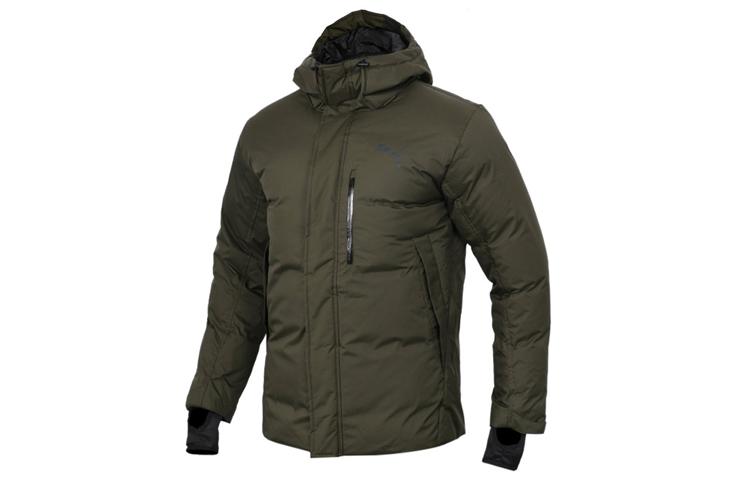 PUMA Down Jackets Men s Army Green Hooded Thickened Other 855449-15 XL