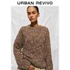 UR Women's Autumn Retro Mixed Yarn Knit Sweater UWH950107