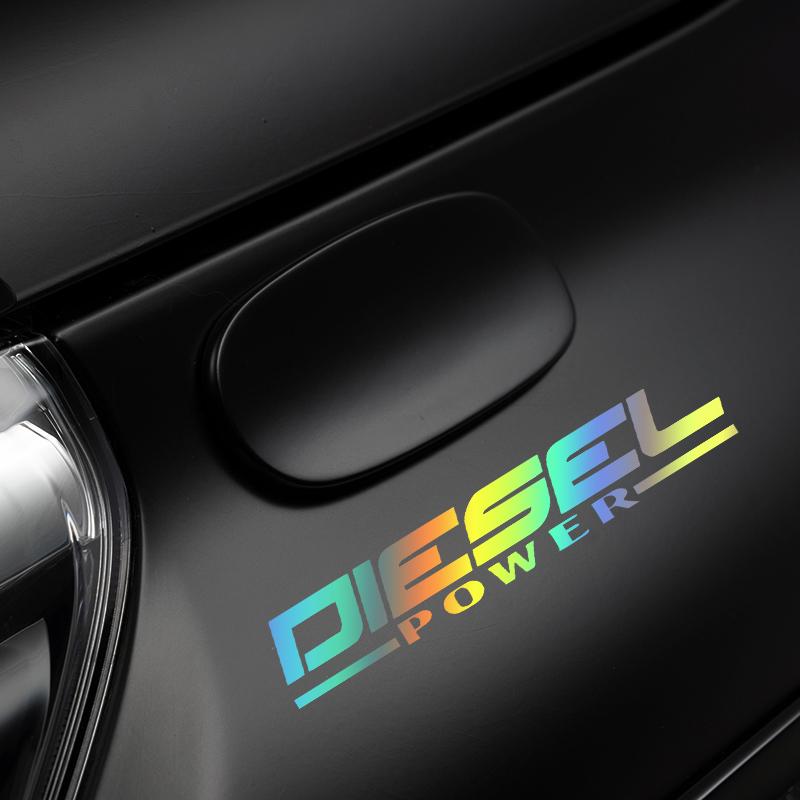 Diesel Power Die-Cut Vinyl Decal Car Sticker Waterproof Auto Decors on Carbody Bumper Rear Window Laptop Choose Size #S60752