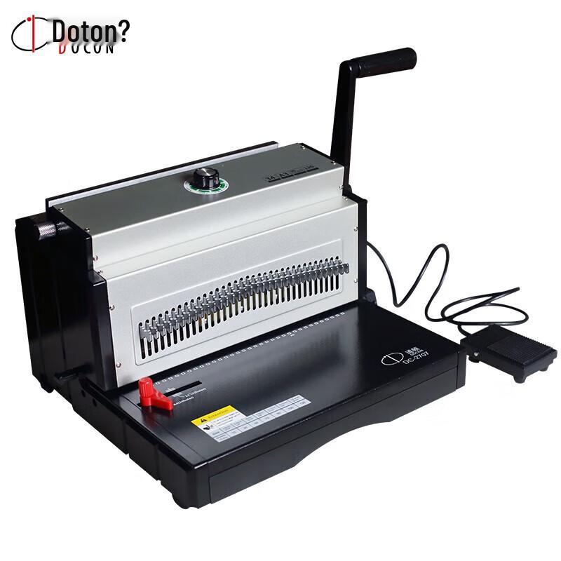 

DOCON DC-2707 A4 34-Hole Wire Binding Machine CN plug (adapter included)