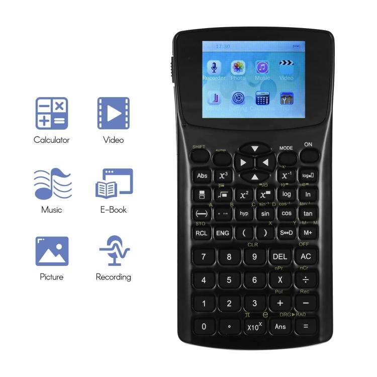 Calculator Științific Portabil Multifuncțional cu Ecran de 2,4 inch Cititor de Text EBook Player Video și Muzică Electronice de Consum