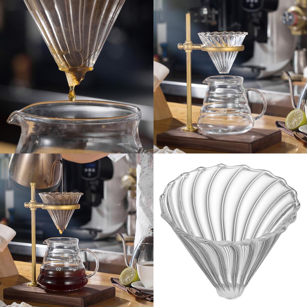Cești cu filtru de cafea din sticlă Filtru de cafea Cupă cu filtru de cafea Picurator de cafea Se toarnă manual peste filtru de cafea Instrument de espresso