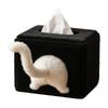 Multifunctional Fleece Tissue Holder Featuring Lovely Cats Theme Ideal For Gift Giving And Home Decoration