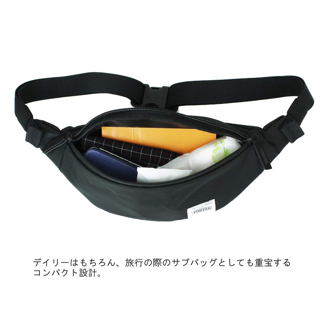 Porter Girl Mousse Waist Bag Black (S) 751-18182