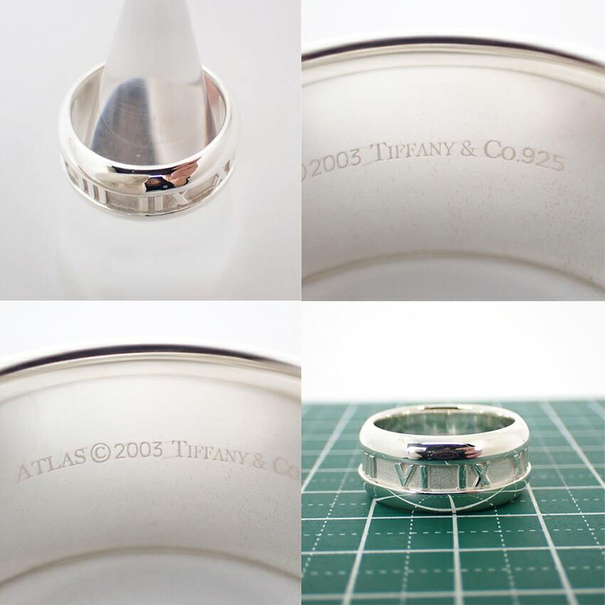 [Pre-owned] TIFFANY / Tiffany / 925 / Atlas Wide / Ring / Size 15 / j58-5