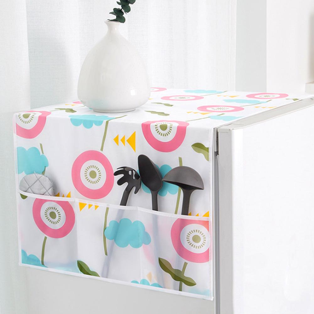 Cloth Waterproof Peva Oven Cover Refrigerator Dust Cover Anti-dust Cover Freezer Storage Bags