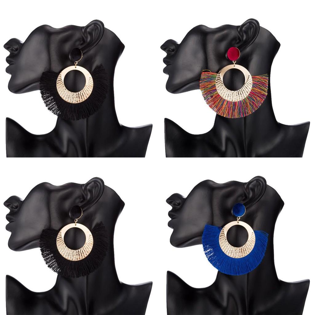Chic Alloy Tassel Earrings For Women Perfect For Birthdays And Holidays