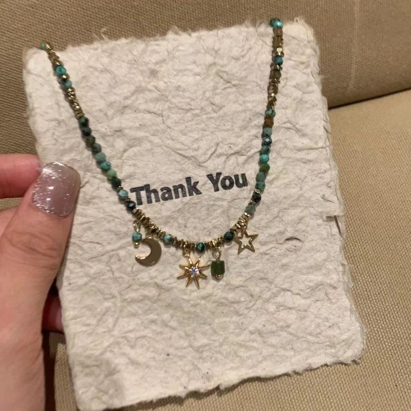Vintage Sunflower Beaded Layered Necklace - Bohemian Clavicle Chain Choker for Women