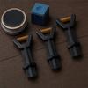 3PCS Cushioned Contact Pads Cue Tip Clamp Elastic Band Billiard Cue Tip Clamp  Snooker Accessories