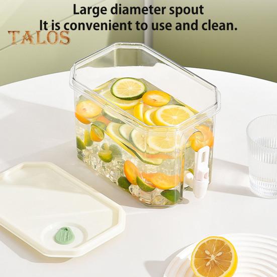 Drink Dispenser with Spigot 3.5L Cold Water Pitcher Beverage Liquid Drink Container for Fridge Lemonade Stand Juice Jug