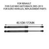 2pcs Rear Boot Tailgate Gas Spring Struts For Renault Clio MK3 Hatchback 2005-2013