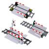 MOC Creative Expert Ideas City Train Railing Crossing Railway Express Bricks Building Blocks DIY Toys for Children Gift