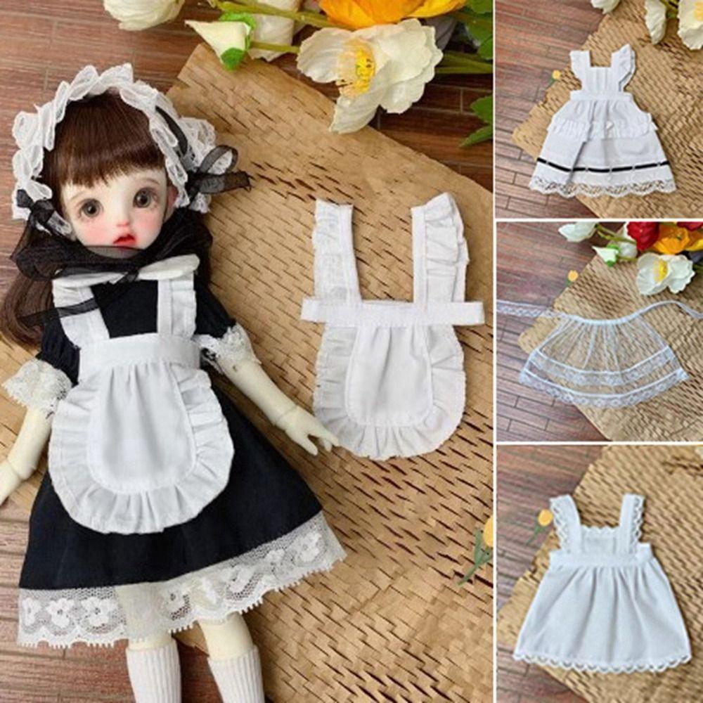DIY Zubehör Uniform Dienstmädchenrock Schürze Lieblich Puppe Dienstmädchenkleider für 1/4 1/6 BJD 30/45cm Puppen