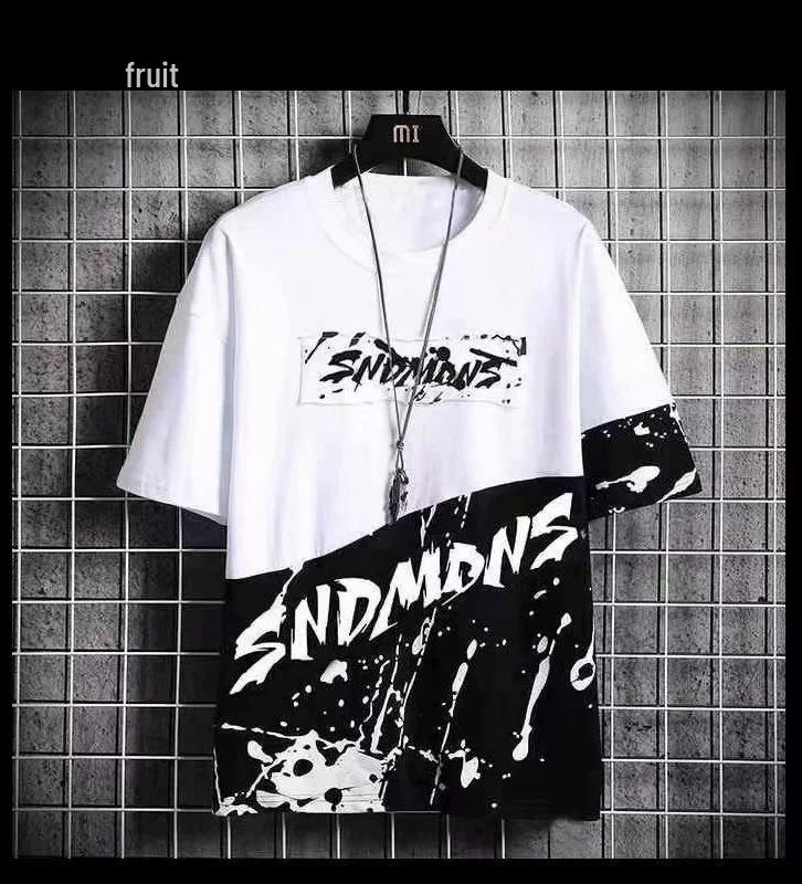 

Мужская японская хип-хоп модная свободная толстовка с капюшоном, топ с длинными рукавами для весны и лета Medium