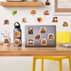 50pcs Vintage Autumn Forest Animal Plant Stickers School Stationery Decals Notebook Luggage Phone Fridge Waterproof Stickers