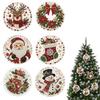 6PCS Christmas Ornaments DIY Pearl Diamond Art Kits for Adults Xmas Tree Hanging Craft Pendents Holiday Christmas Decorations