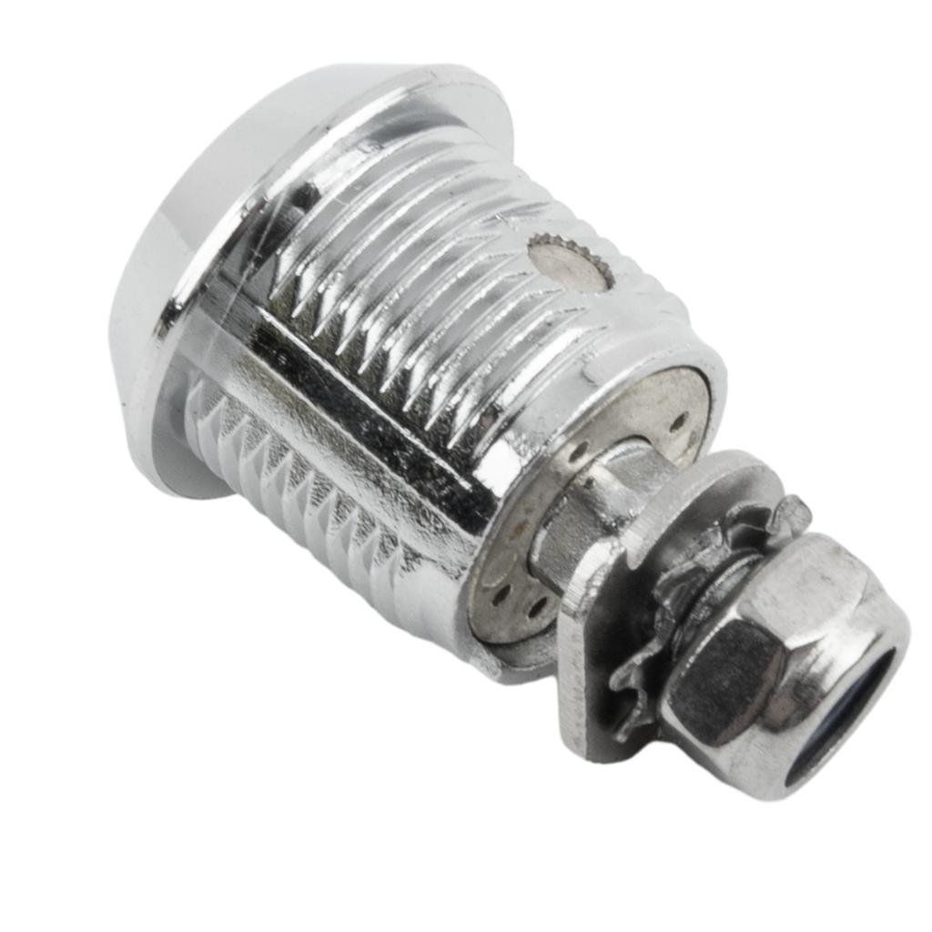 Cam Lock Security Lock 16-40mm Cabinet Cam Lock Mail Box Door Drawer Filing Cabinet Bright Chrome Bright Nickel Hardware