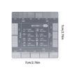 Portables Coffees Grinds Reference Card Compacts 16 Level Coffees Grinds Scale for Travel Enthusiasts