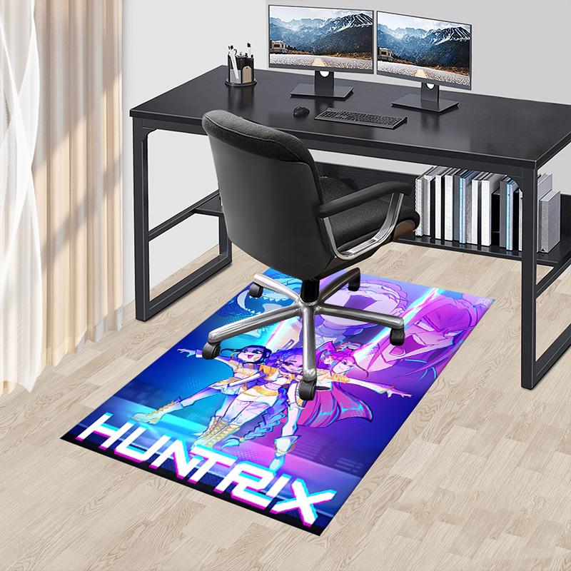 Future Warriors Huntrix Unite Carpet For Playroom Bedroom Living Room Sofa Home Decorkids Game Area Rug Nonslip Floor Mat