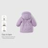 JELLYBABY Girls' Warm Bowknot Flap Cotton Padded Jacket