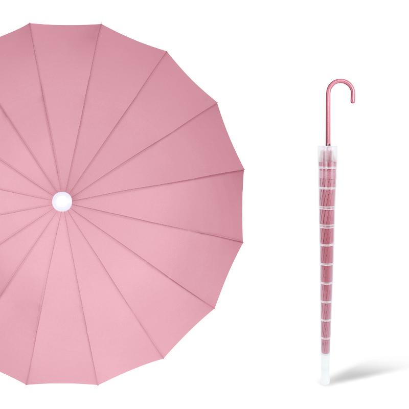 

Зонт с водонепроницаемым чехлом, водонепроницаемый зонт, прозрачный, с длинной ручкой, усиленный, деловой зонт