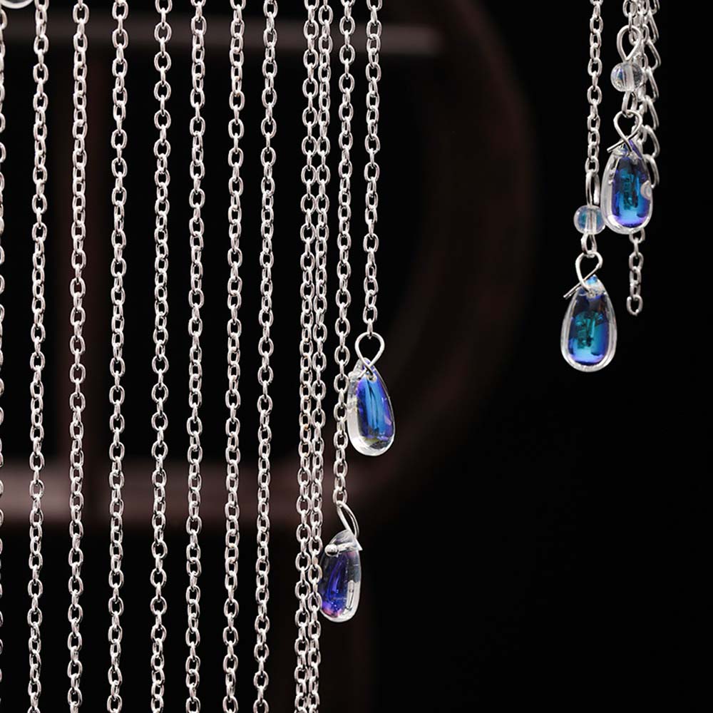 Women Ancient Style Zinc Zinc Alloy Chain Hair Accessories Hanfu Headdress Tassel Veil Cover Face Jewelry