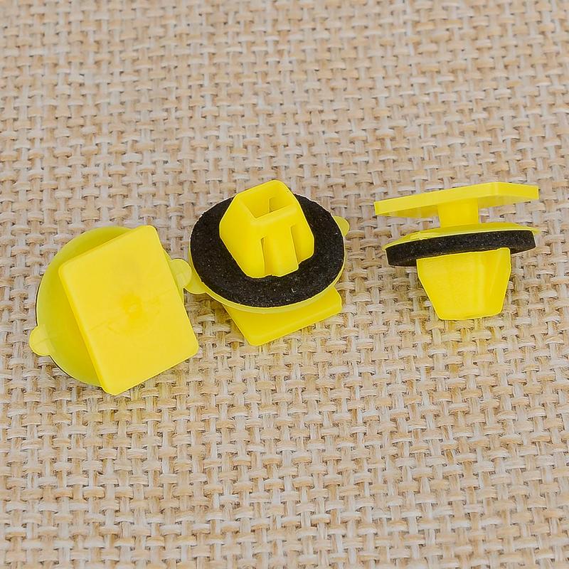 50Pcs Car Front Door Lower Trim Panel Retainer Clip Fit for Lexus Toyota Alphard Nylon