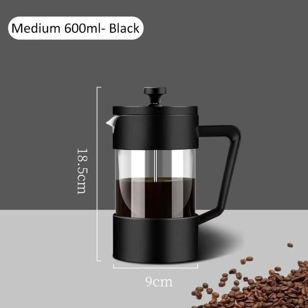 Heat Resistant French Press Coffee Maker Pot 350/600/1000ML Tea Maker Creative Tea Coffee Brewer