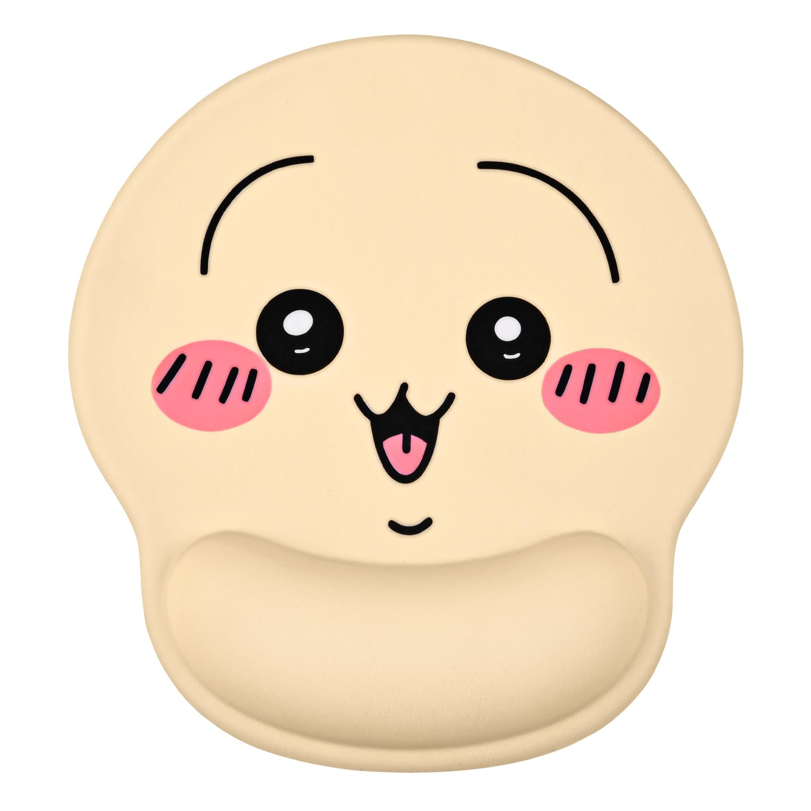 

Newseego Милый коврик для мыши со встроенной пеной с эффектом памяти для запястья, эргономичный, с персонажем, уменьшает нагрузку на запястье, идеально подходит для и компьютеров, подставка, подставка, подушка,